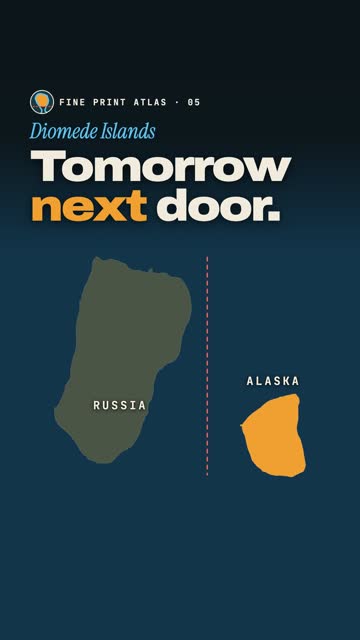 Cover for Fine Print Atlas: Tomorrow next door, the Diomede Islands
